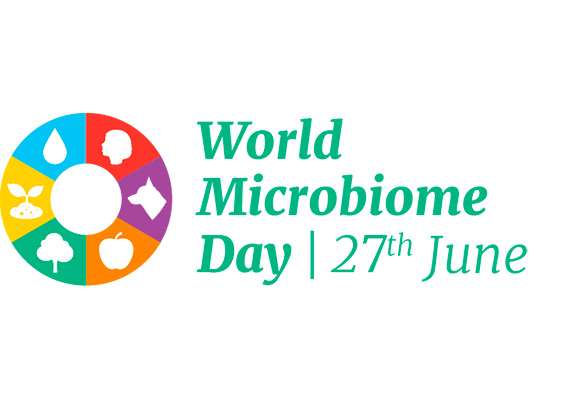 Logo día del microbioma - 27 de junio