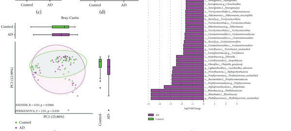 Gráficas disbiosis intestinal y alzheimer